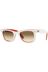 Ray-Ban Wayfarer Vintage Bianco/Miele
