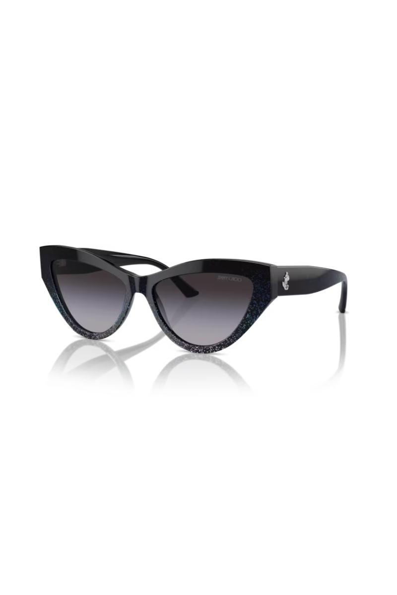 Jimmy Choo Black Gradient Glitter