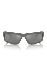 Prada Rosso 16X7W1  Grigio Metalizzato