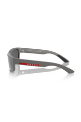 Prada Rosso 16X7W1  Grigio Metalizzato