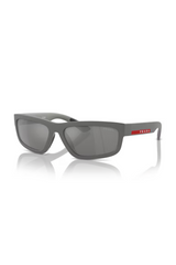 Prada Rosso 16X7W1  Grigio Metalizzato