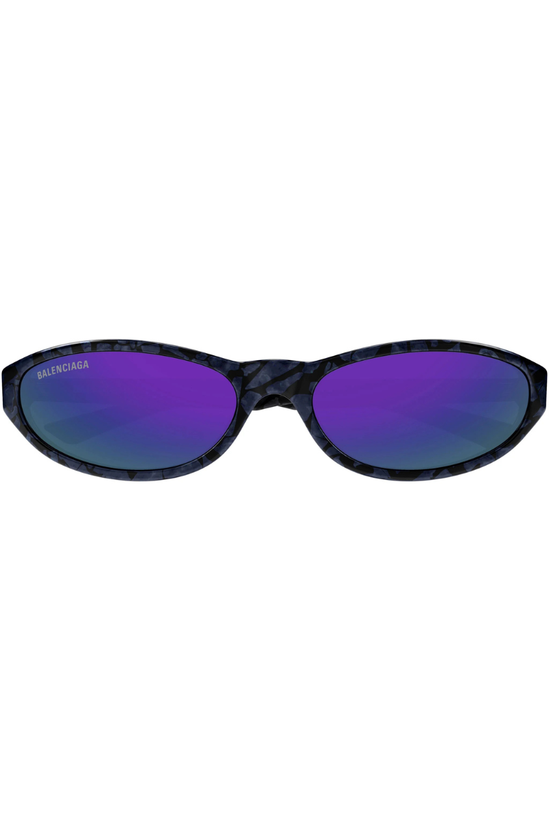 Balenciaga BB0007S Havana Perlato/Viola Lucido