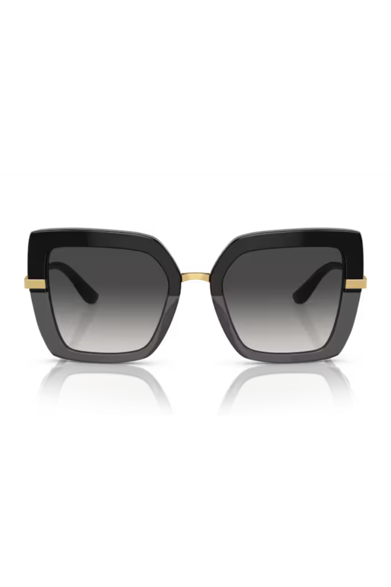 Dolce & Gabbana 4373 Nero Su Nero Trasparente