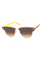 Ray-Ban Clubmaster Marrone-Giallo