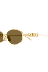 Gucci 1802S Oro-Marrone