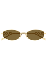 Gucci 1802S Oro-Marrone